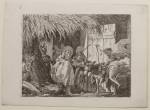 Giovanni Domenico Tiepolo. Joseph and Mary Seeking Shelter, plate 5 from The Flight into Egypt, 1750–53. Etching on paper
Jansma Collection, Grand Rapids Art Museum, 2012.24